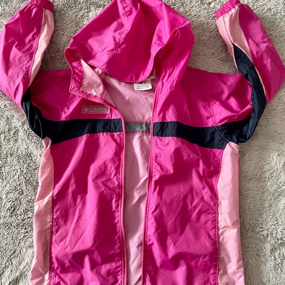Little girls Columbia windbreaker - Picture 3 of 5